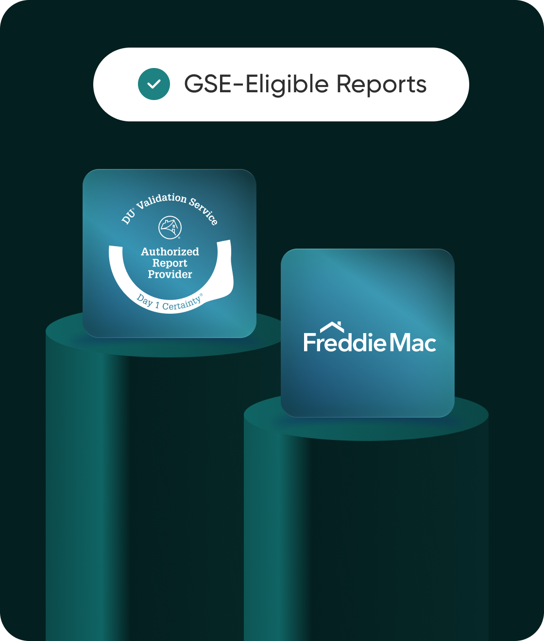 GSE-Eligible Reports on dark teal